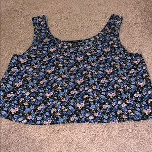Floral crop top